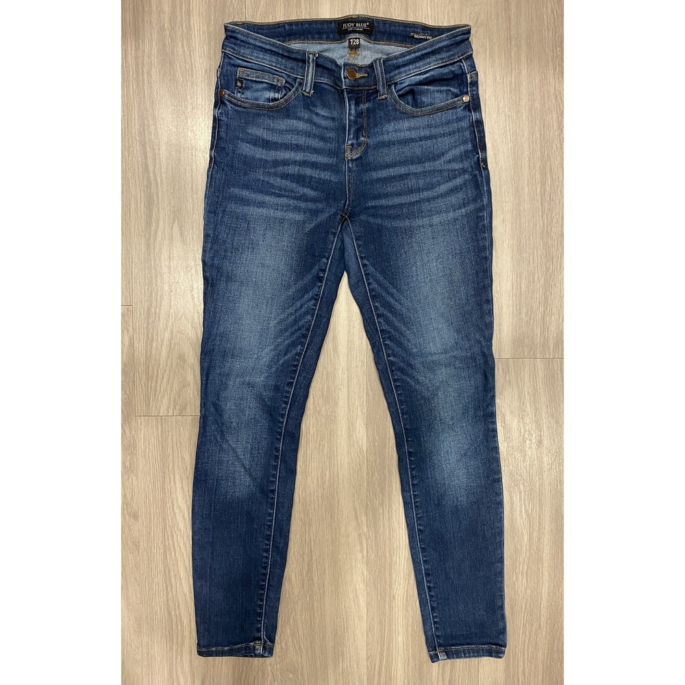 Judy Blue Jeans Distressed Womens Size 7/28 Skinny Fit Denim Stretch